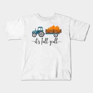 It's fall y'all Kids T-Shirt